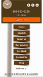 Mobile Screenshot of alconwindows.com